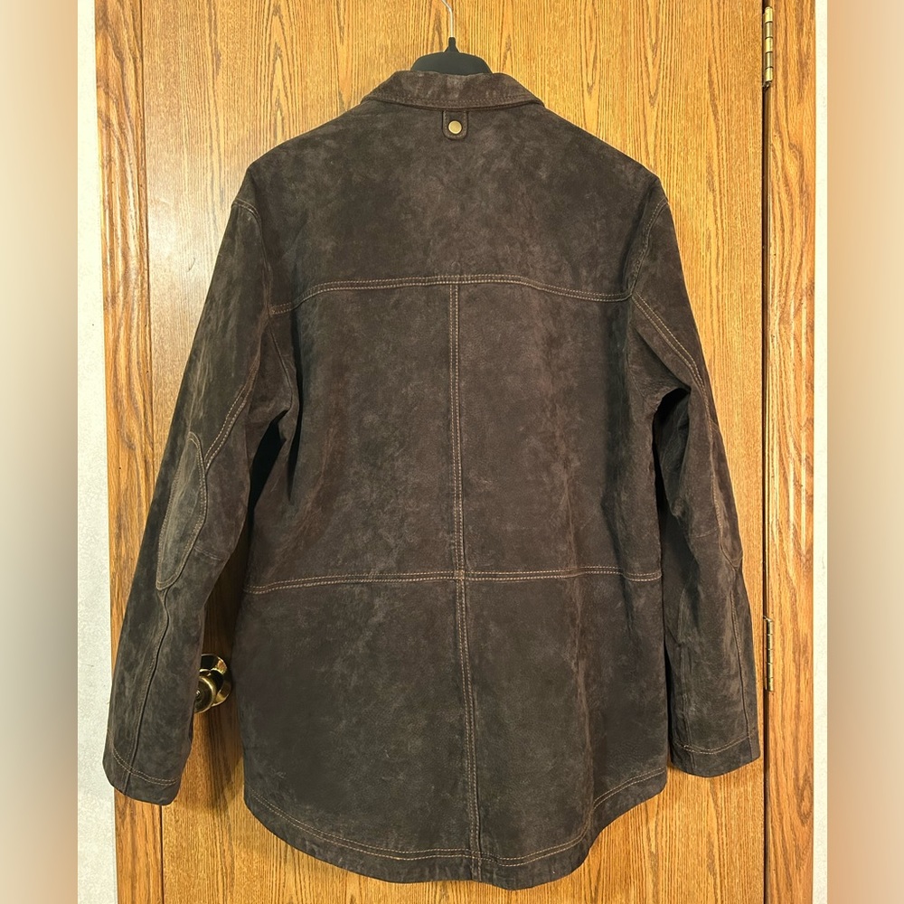 The Territory Ahead 100% Suede Leather Bomber Jacket - Picture 5 of 5